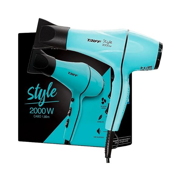 Secador Taiff Style Azul 2000W Disk Kosméthicos