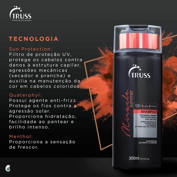 Shampoo Truss Miracle Summer - Disk Kosméthicos